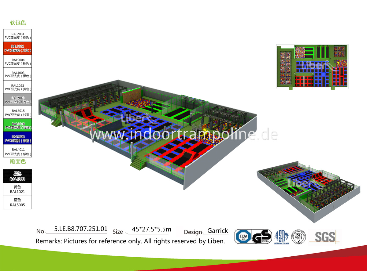 indoor trampoline park for kids birthday parties